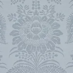 GRETA DAMASK Fabric – BLUE | Schumacher | Wallpaper Twins GRETA DAMASK fabric BLUE color by Schumacher