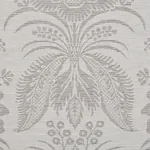 GRETA DAMASK fabric GREY color by Schumacher