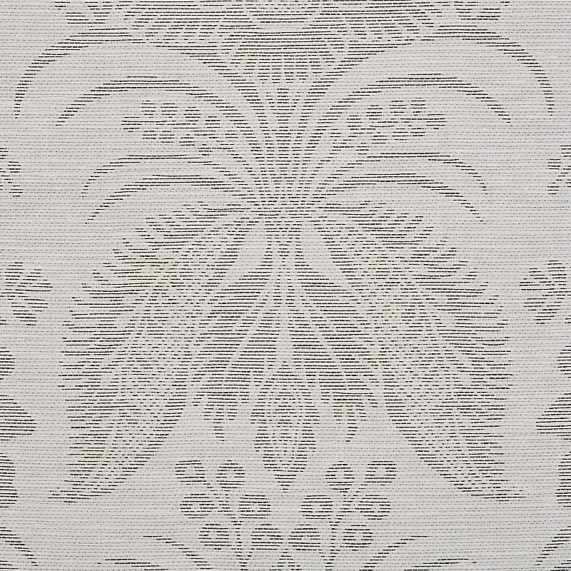 GRETA DAMASK fabric GREY color by Schumacher
