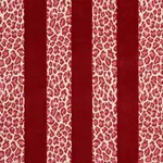 GUEPARD STRIPE VELVET Fabric – RED | Schumacher | Wallpaper GUEPARD STRIPE VELVET fabric RED color by Schumacher
