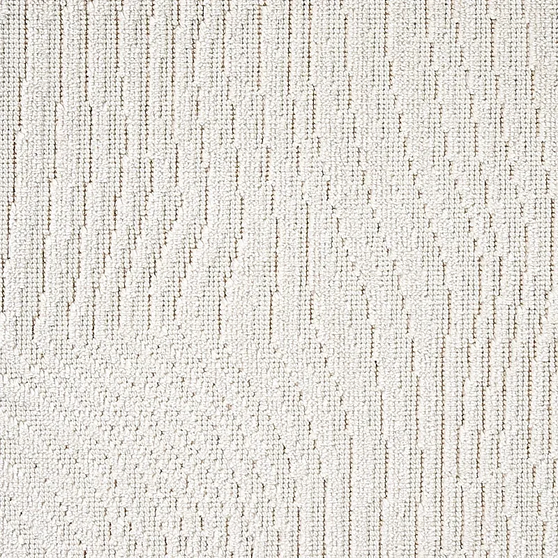 GUNTA CUT VELVET fabric IVORY color by Schumacher