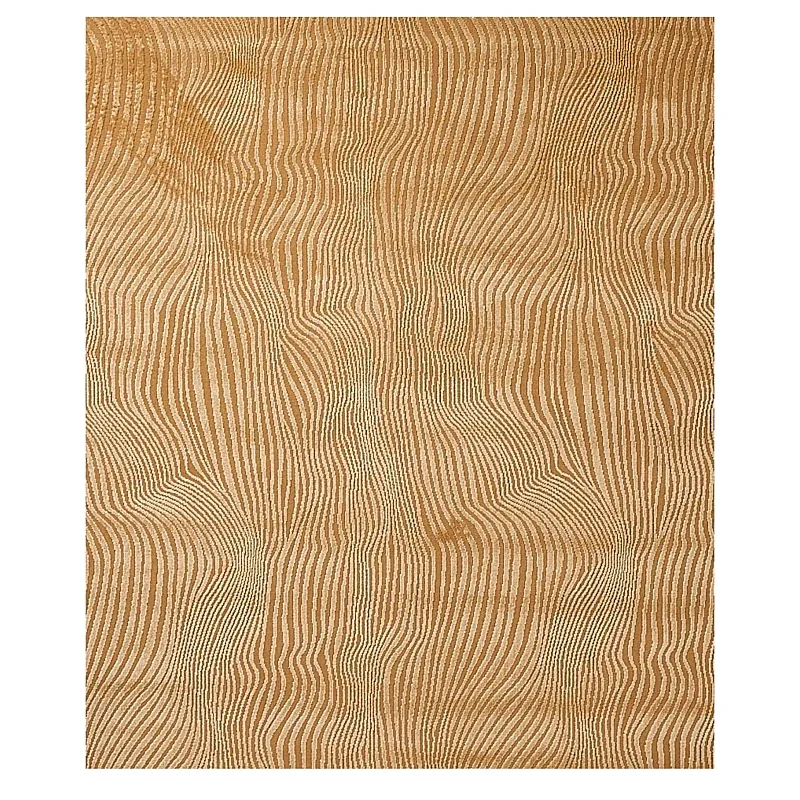 GUNTA CUT VELVET fabric SOFT GOLD color by Schumacher