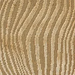 GUNTA CUT VELVET fabric SOFT GOLD color by Schumacher