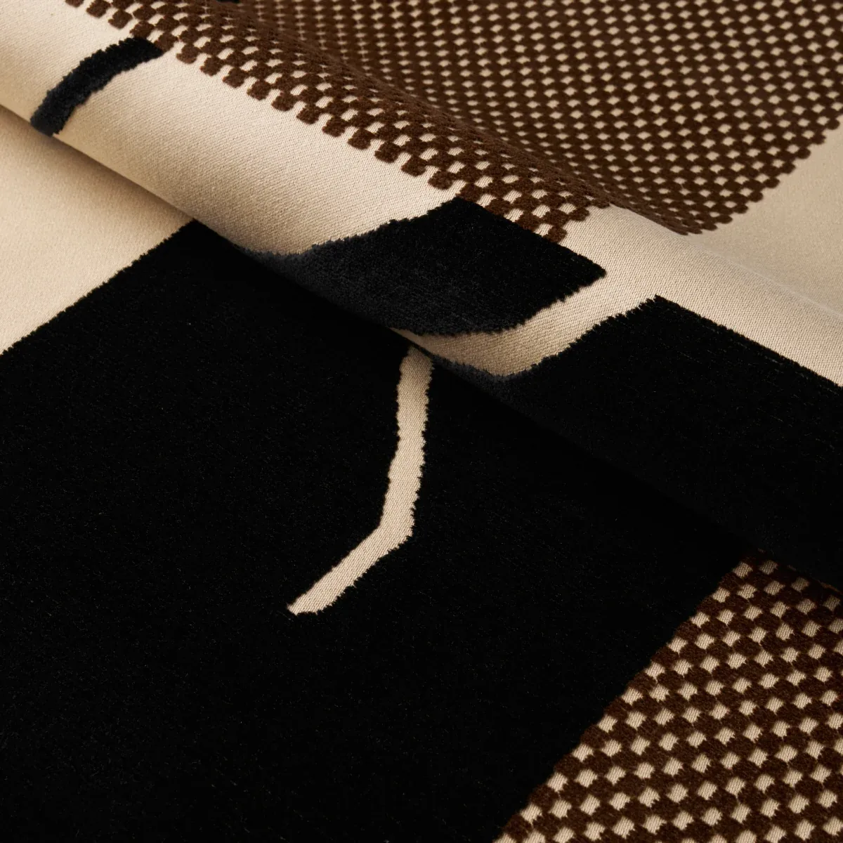 GUSTAVIAN DANCE VELVET Fabric – CHOCOLATE | Schumacher | Wal GUSTAVIAN DANCE VELVET fabric CHOCOLATE color by Schumacher