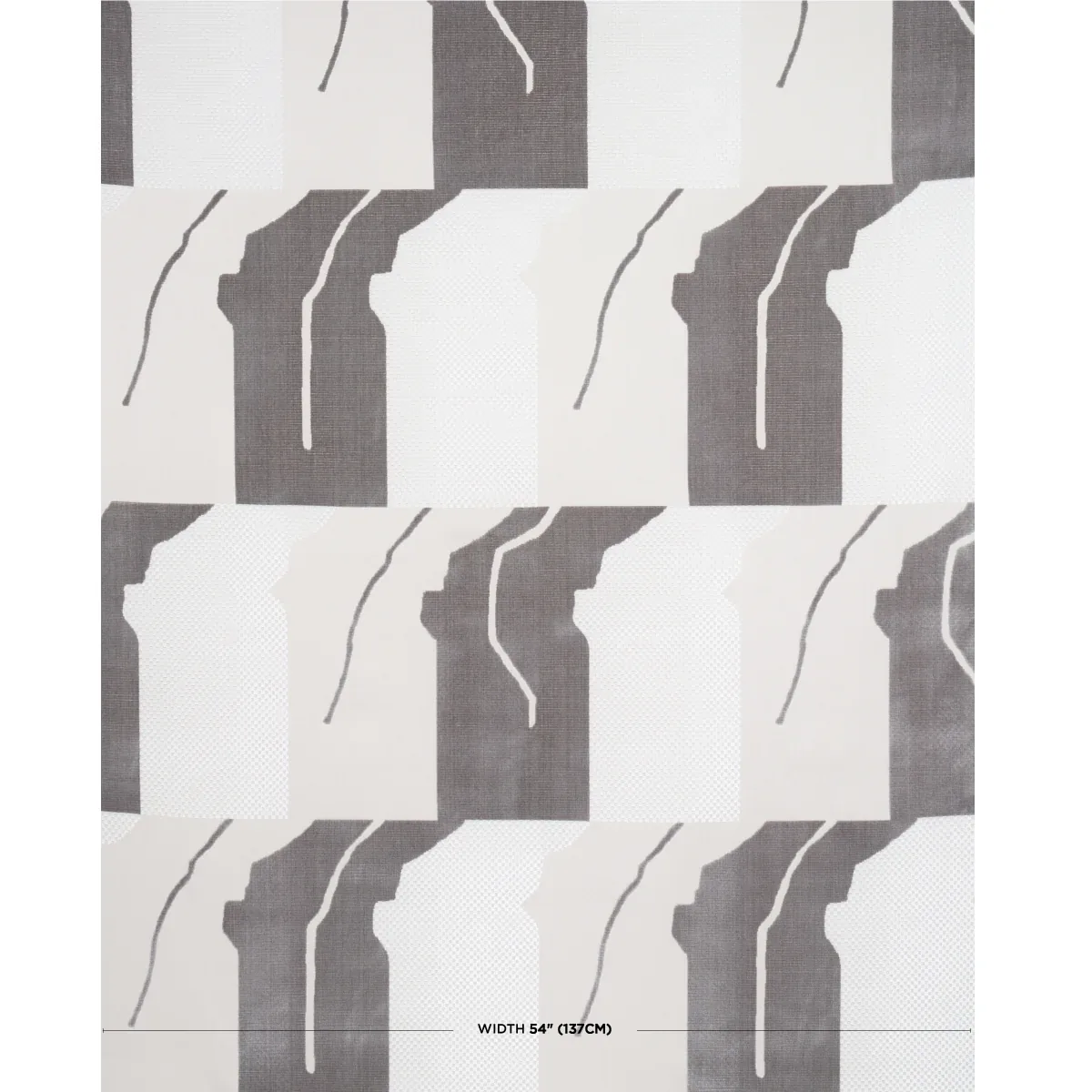 GUSTAVIAN DANCE VELVET fabric GREY color by Schumacher