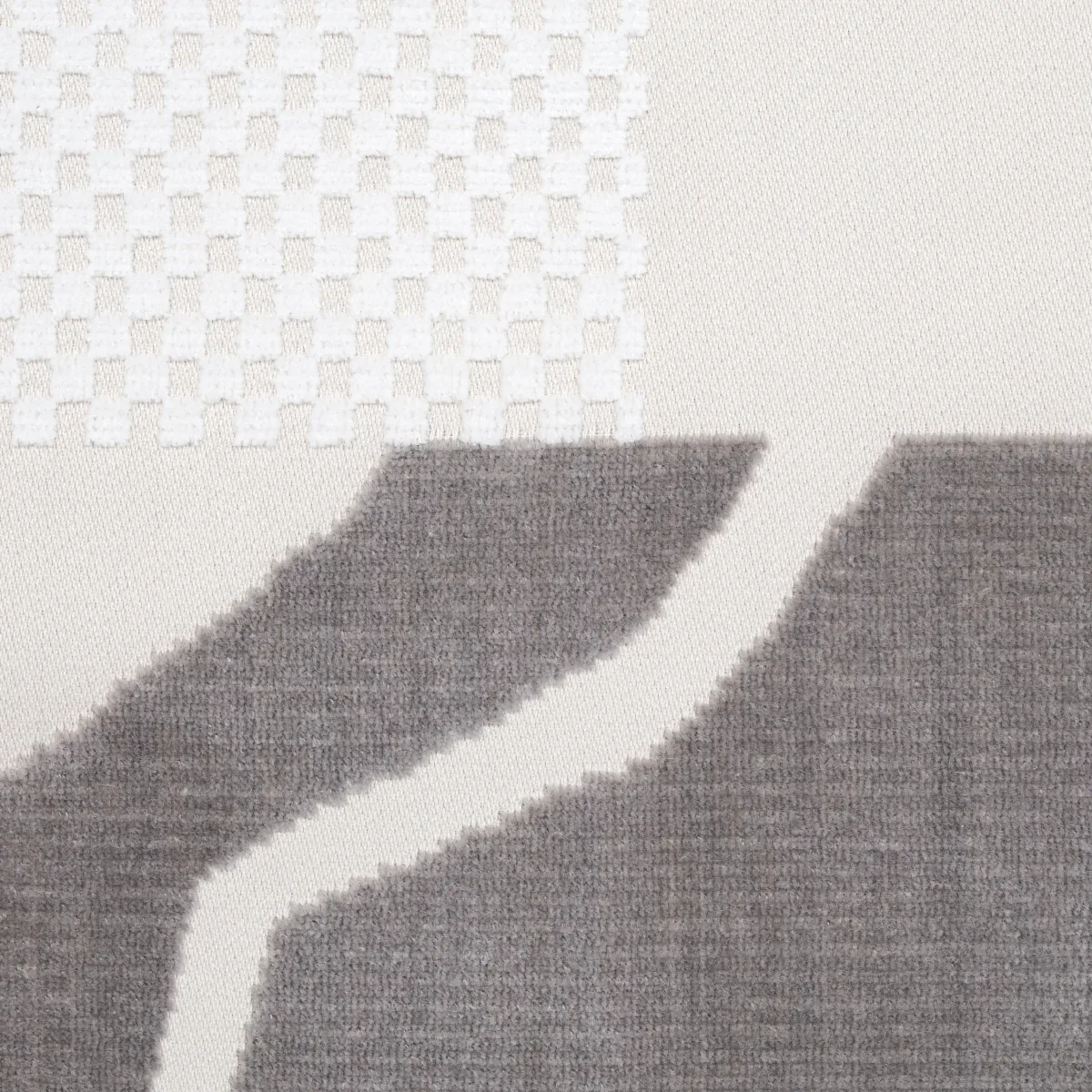 GUSTAVIAN DANCE VELVET fabric GREY color by Schumacher