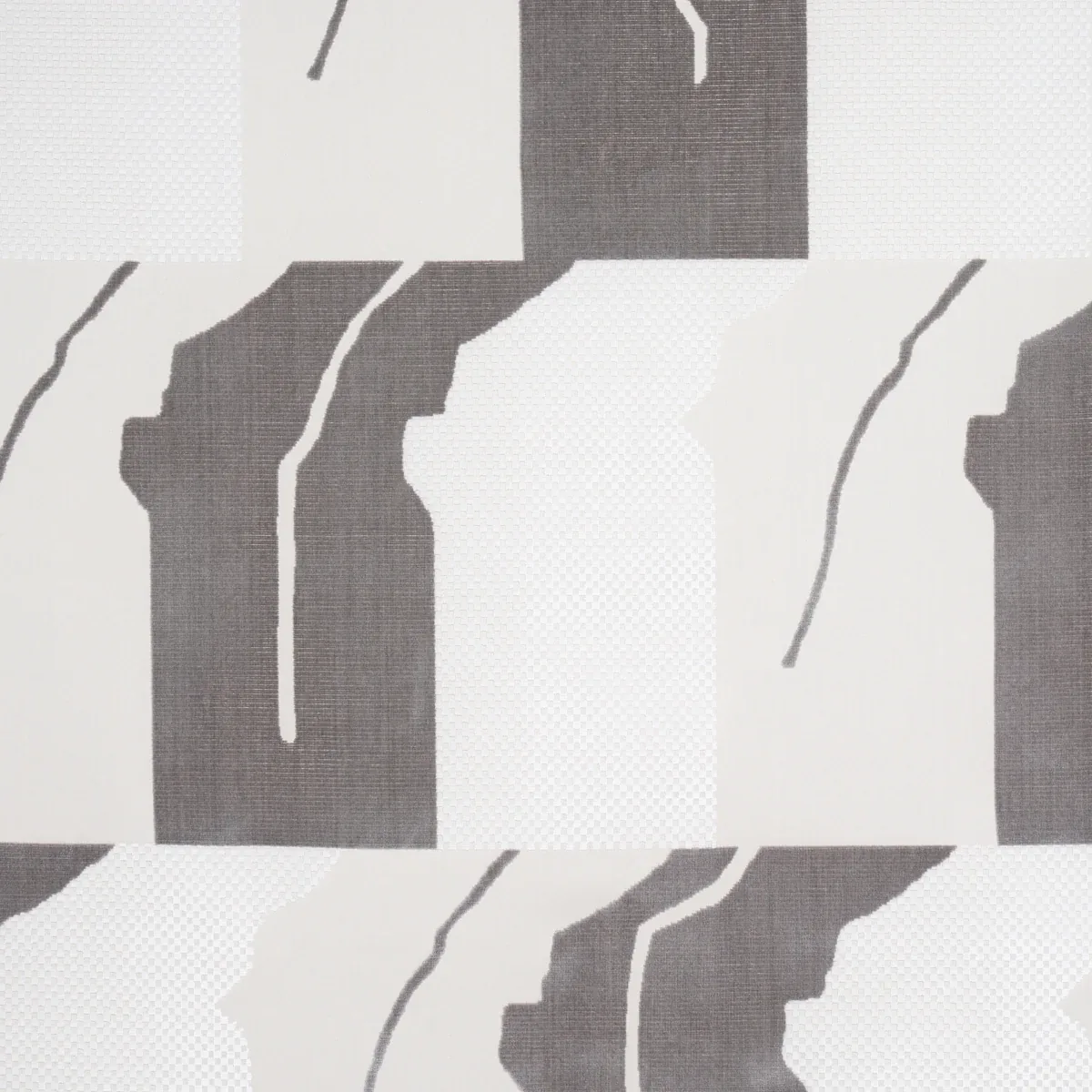 GUSTAVIAN DANCE VELVET fabric GREY color by Schumacher