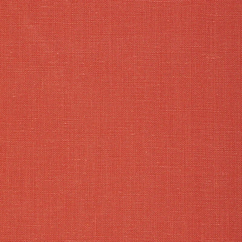 GWENETH LINEN fabric CORAL color by Schumacher