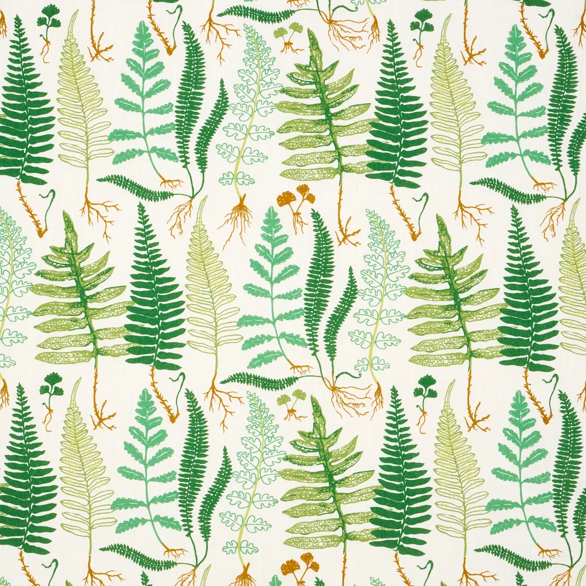 HALCOTT INDOOR/OUTDOOR fabric GREEN color by Schumacher