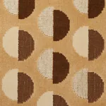 HALF MOON VELVET fabric CAMEL color by Schumacher