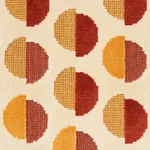 HALF MOON VELVET Fabric – OCHRE | Schumacher | Wallpaper Twi HALF MOON VELVET fabric OCHRE color by Schumacher