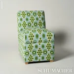 HAMILTON IKAT Fabric – BLUE AND LEAF | Schumacher | Wallpape HAMILTON IKAT fabric BLUE AND LEAF color by Schumacher