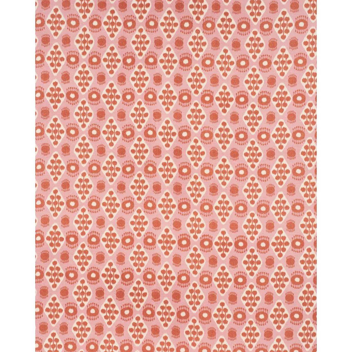 HAMILTON IKAT Fabric – PINK AND TANGERINE | Schumacher | Wal HAMILTON IKAT fabric PINK AND TANGERINE color by Schumacher