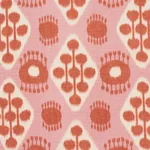 HAMILTON IKAT Fabric – PINK AND TANGERINE | Schumacher | Wal HAMILTON IKAT fabric PINK AND TANGERINE color by Schumacher