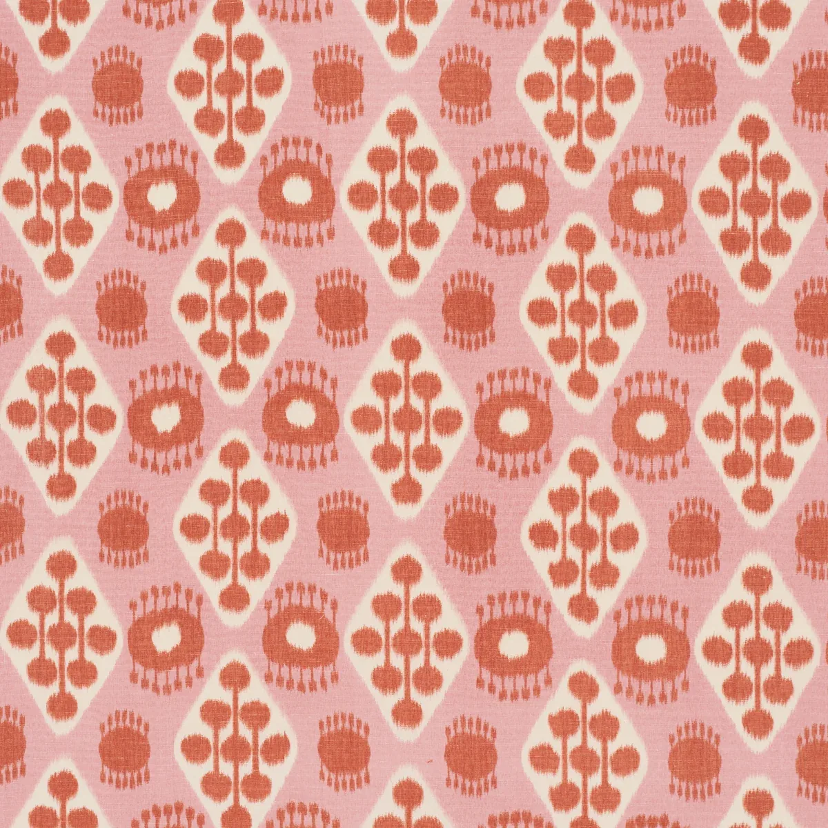 181302 | HAMILTON IKAT – PINK AND TANGERINE