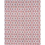 HAMILTON IKAT fabric SKY AND CHERRY color by Schumacher