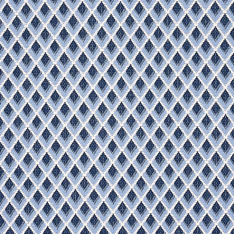 HAMMERICK DIAMOND fabric BLUE color by Schumacher
