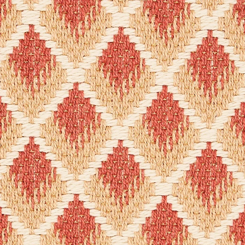 HAMMERICK DIAMOND fabric CLAY color by Schumacher