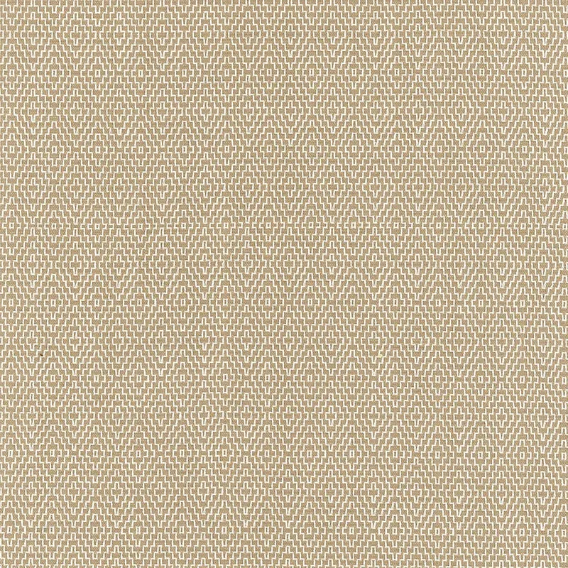 HAMPTON COURT DIAMOND fabric FLAX color by Schumacher