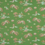 Hanlun Dragon Embroidery Fabric – GREEN | Schumacher | Wallp Hanlun Dragon Embroidery fabric GREEN color by Schumacher
