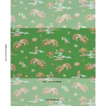 Hanlun Dragon Embroidery Fabric – GREEN | Schumacher | Wallp Hanlun Dragon Embroidery fabric GREEN color by Schumacher