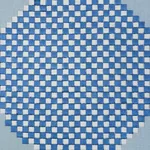 Hansen Embroidery fabric BLUE color by Schumacher