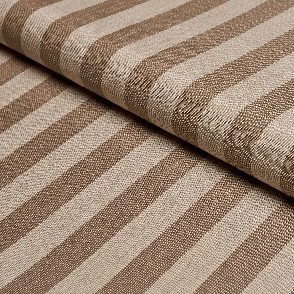HANSON INDOOR/OUTDOOR STRIPE fabric FLAX color by Schumacher