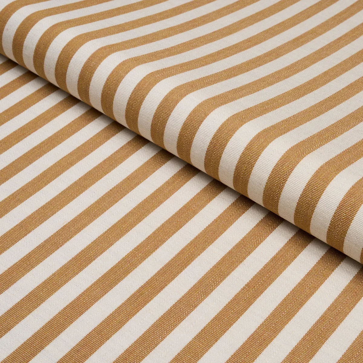 HANSON INDOOR/OUTDOOR STRIPE NARROW fabric MARIGOLD color by Schumacher