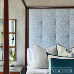 HARDWICK Fabric – SKY | Schumacher | Wallpaper Twins HARDWICK fabric SKY color by Schumacher