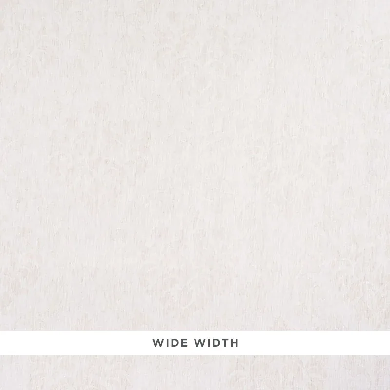 HARPER DAMASK SHEER fabric FLAX color by Schumacher