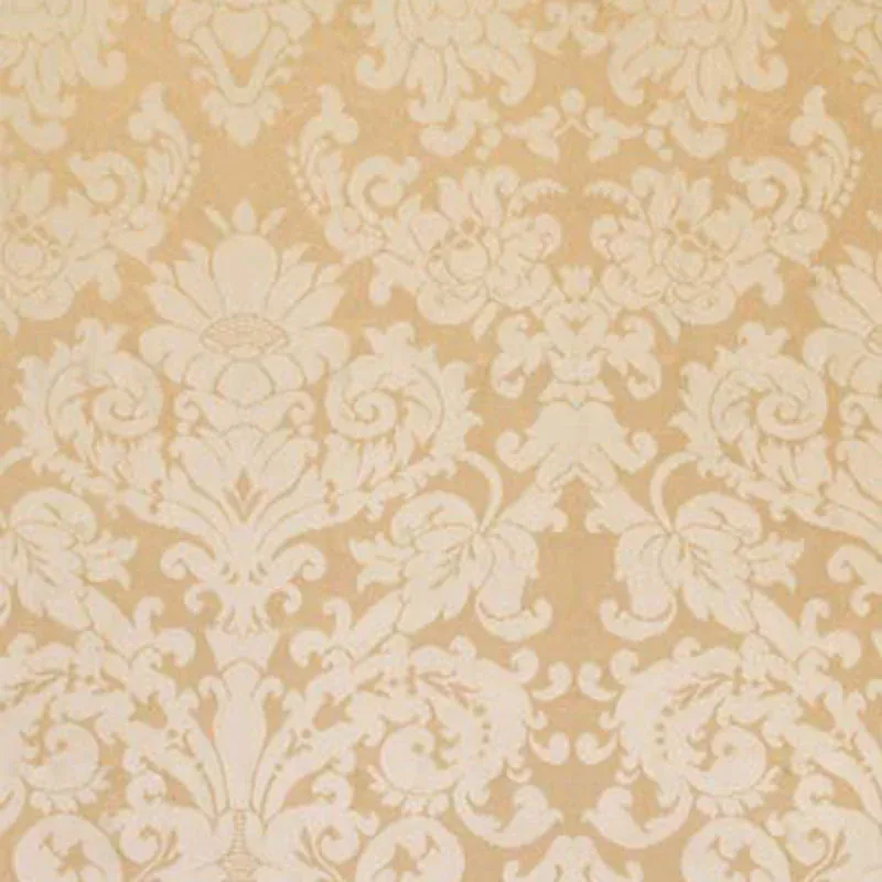 HATFIELD SILK DAMASK fabric SESAME color by Schumacher