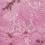 HAVEN Fabric – PINK AND MAROON | Schumacher | Wallpaper Twin HAVEN fabric PINK AND MAROON color by Schumacher
