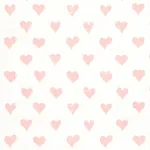 HEARTS fabric PINK color by Schumacher