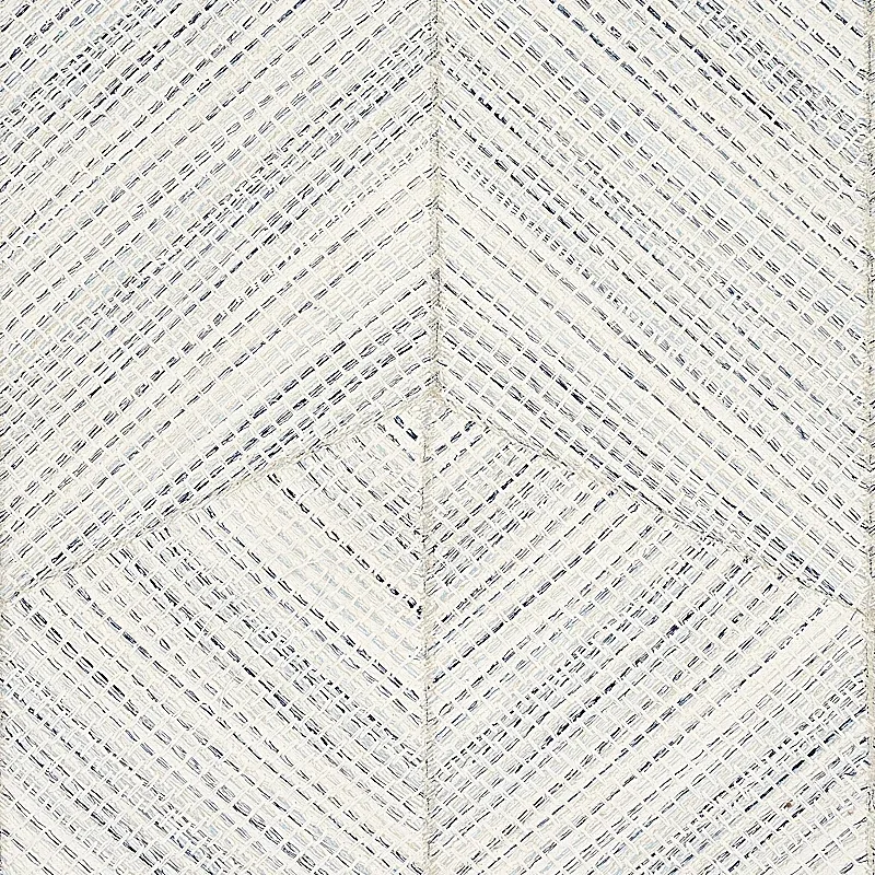 Heceta Embroidery fabric BLUE color by Schumacher
