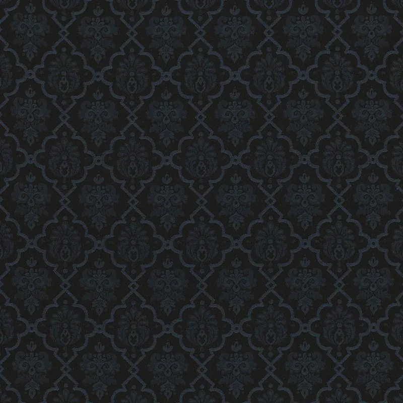 HEDGEROW TRELLIS INDOOR/OUTDOOR fabric MIDNIGHT color by Schumacher