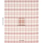 HEIDI PLAID fabric CRANBERRY color by Schumacher