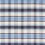 HEIDI PLAID fabric INDIGO color by Schumacher