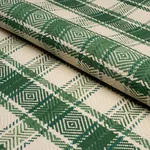 HEIDI PLAID Fabric – LEAF | Schumacher | Wallpaper Twins HEIDI PLAID fabric LEAF color by Schumacher