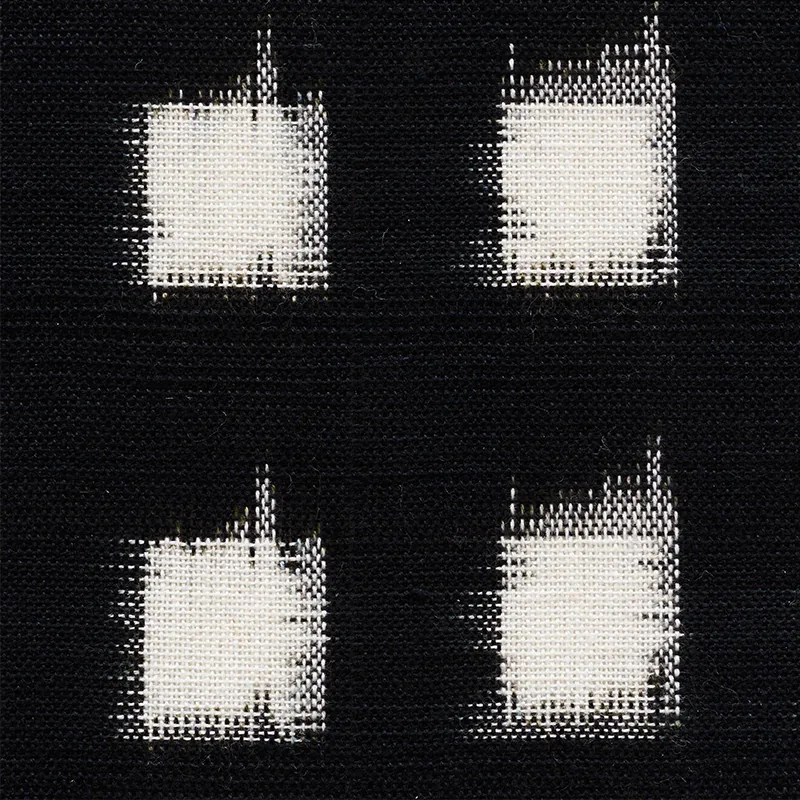 HEIHO IKAT fabric BLACK color by Schumacher
