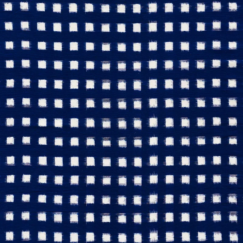 HEIHO IKAT fabric INDIGO color by Schumacher