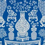HELLENE Fabric – BLUE | Schumacher | Wallpaper Twins HELLENE fabric BLUE color by Schumacher