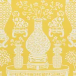HELLENE Fabric – YELLOW | Schumacher | Wallpaper Twins HELLENE fabric YELLOW color by Schumacher