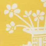 HELLENE Fabric – YELLOW | Schumacher | Wallpaper Twins HELLENE fabric YELLOW color by Schumacher