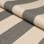 HEMLOCK STRIPE Fabric – GRAPHITE | Schumacher | Wallpaper Tw HEMLOCK STRIPE fabric GRAPHITE color by Schumacher
