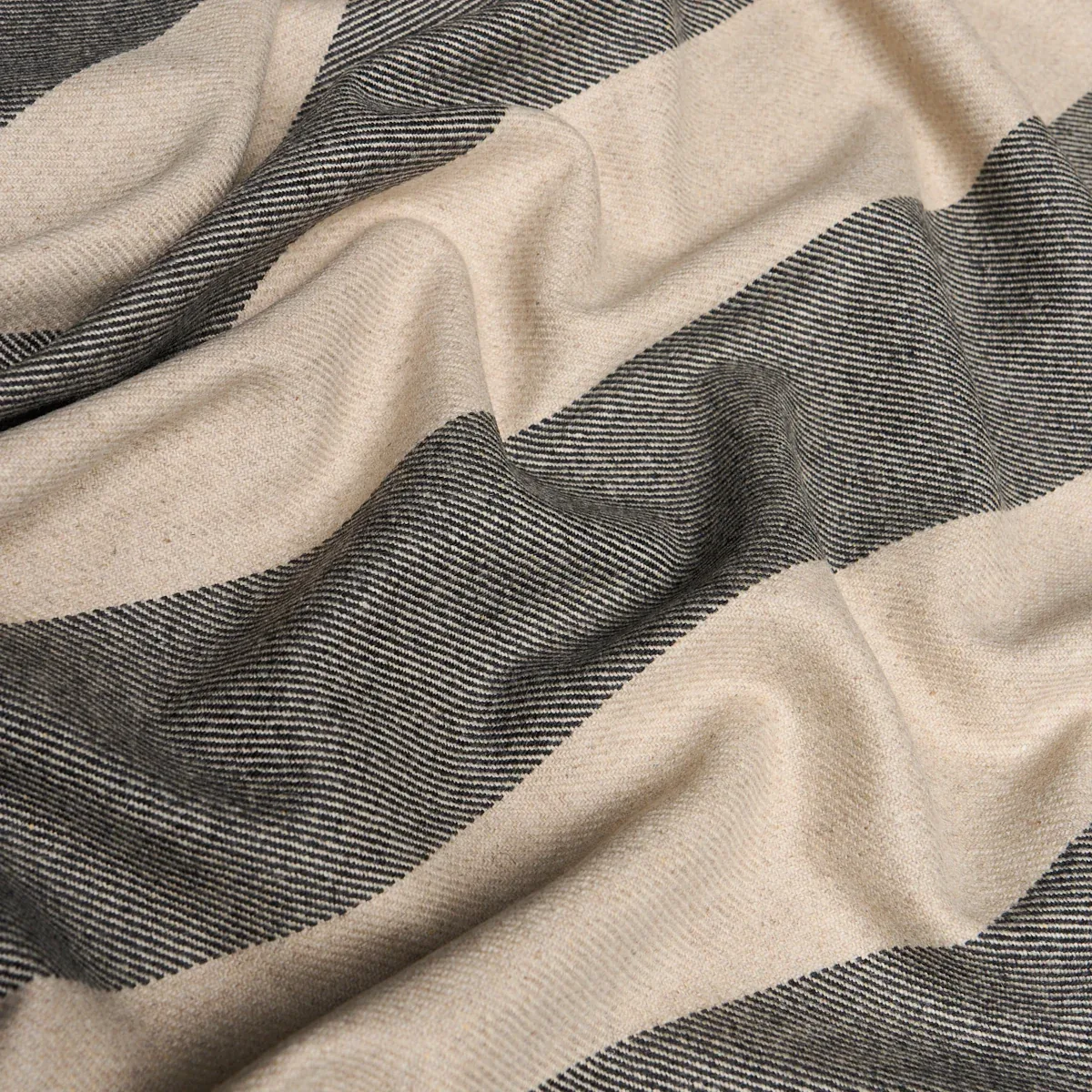 HEMLOCK STRIPE Fabric – GRAPHITE | Schumacher | Wallpaper Tw HEMLOCK STRIPE fabric GRAPHITE color by Schumacher