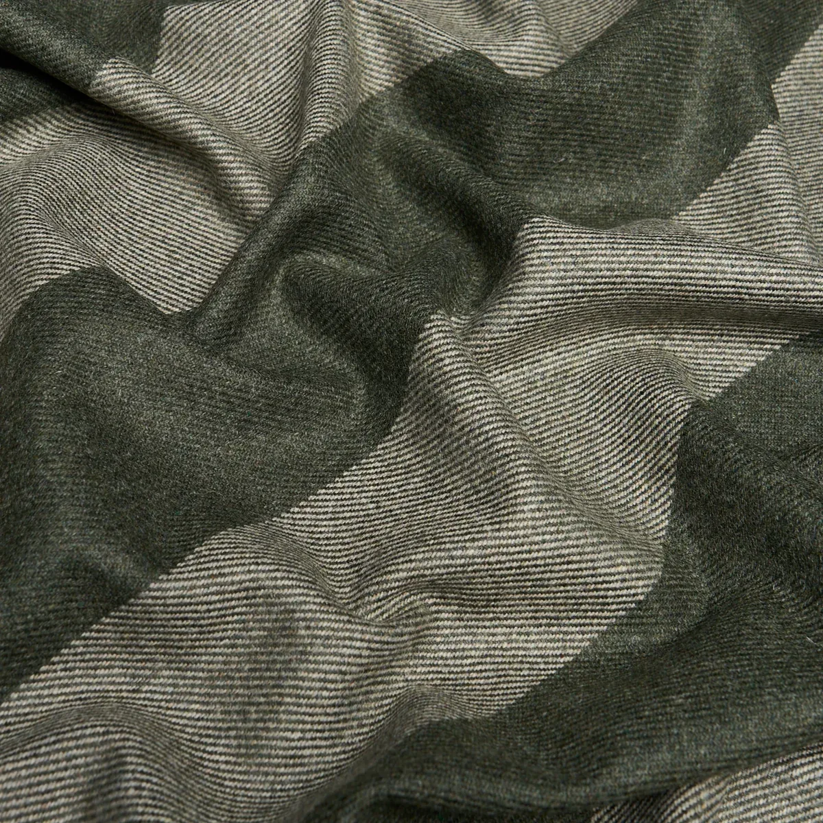 HEMLOCK STRIPE fabric SAGE color by Schumacher