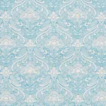 Hendrix Embroidery Fabric – BLUE | Schumacher | Wallpaper Tw Hendrix Embroidery fabric BLUE color by Schumacher