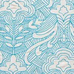 Hendrix Embroidery Fabric – BLUE | Schumacher | Wallpaper Tw Hendrix Embroidery fabric BLUE color by Schumacher