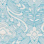 Hendrix Embroidery Fabric – BLUE | Schumacher | Wallpaper Tw Hendrix Embroidery fabric BLUE color by Schumacher