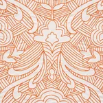 Hendrix Embroidery Fabric – ORANGE | Schumacher | Wallpaper Hendrix Embroidery fabric ORANGE color by Schumacher